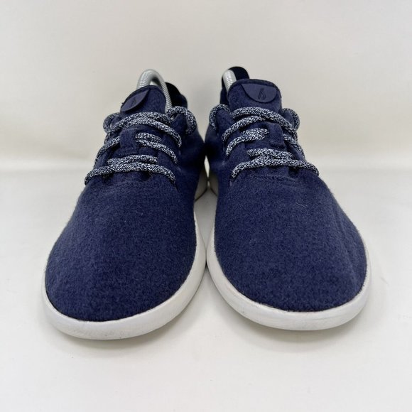 Allbirds Wool Runner Shoes Blue White Men's Size 9 - Picture 3 of 9